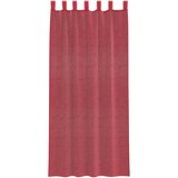 Voile zavjese s džepovima za šipke 2 kom crvena boja vina 140 x 225 cm | Shoptok.si