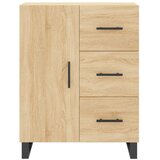  Visoka komoda hrasta sonome 69,5x34x180cm od konstruiranog drva | shoptok.hr