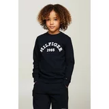Tommy Hilfiger Otroški pulover črna barva
