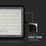  Solarni LED reflektor za spoljašnju upotrebu 15W/3,2V IP65 6400K crni + daljinski upravljač | Eponuda.com