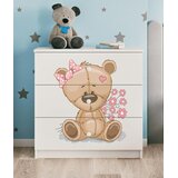  Dječja komoda - medo s cvijećem | shoptok.hr