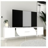 Hanah home TV komoda Dekop2, 150x48,2x29,6 cm, bijelo-srebrna | Eponuda.ba