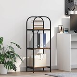 vidaXL Polica Dimljeni hrast 40 x 30 x 109 cm Konstruirano drvo | shoptok.hr