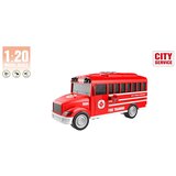 Vatrogasni autobus 1:20 sa zvukom i svetlima 47200 Cene
