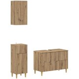  Set za kupaonicu od 3 dijela ARNHEM Hrast artisan | shoptok.hr
