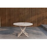 Venture Home Kenya okrugli vrtni blagovaonski stol ⌀120 cm, izbijeljeni (whitewash) Slike