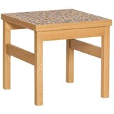 Hübsch Stranska mizica v hrastovem dekorju 40x40 cm Confetti – Cene