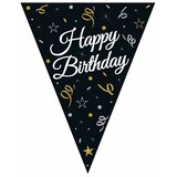 Happy birthday crni baner - 11 zastavica Cene