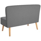  Kauč Tkanina 117x55,5x77 cm Svijetlo sivi | Eponuda.com