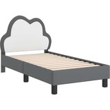  Posteljica za malčke z vzglavjem Svetlo siva 70 x 140 cm PU, (5000105368) | Shoptok.si