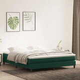  Krevet s boxspring oprugama bez madraca tamnozeleni 180x220 cm baršun | shoptok.hr