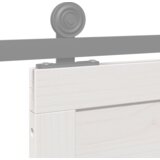 vidaXL Hlevska vrata Bela 90 x 210 cm Trdna borovina | Shoptok.si