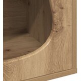 vidaXL Mačja hiša Oreh 42.5 x 40 x 52.5 cm Konstruiran les, (5000111155) | Shoptok.si