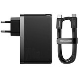 Baseus Brzi Punjač GaN5 Pro/140W/2xC+U/crna/+ 240W Type-C to Type-C kabl/1m/crna ( CCGP100201 )