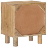  Ručno rađeni noćni ormarić Tamnije smeđi teak 40 x 30 x 45 cm | shoptok.hr