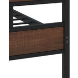 vidaXL Posteljni okvir brez vzmetnice z vzglavjem/vznožjem 100x190 cm | Shoptok.si
