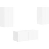  Set TV komoda Zidne 2 pcs Visoki sjaj bijela Konstruirano drvo | shoptok.hr