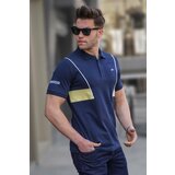 Madmext Polo T-shirt - Dark blue - Regular fit Cene