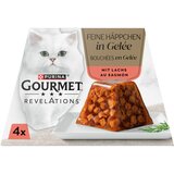  Ekonomično pakiranje Gourmet Revelations Fine Cuts 8 x 57 g - Losos | shoptok.hr