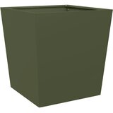  Vrtne sadilice 2 kom maslinastozelene 50 x 50 x 50 cm čelične | shoptok.hr