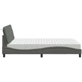 vidaXL Krevet s madracem tamnosivi 120 x 200 cm od tkanine | shoptok.hr