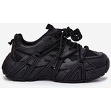 Boto Women's Sneakers With Double Lacing Black Onivetta | Shoptok.si