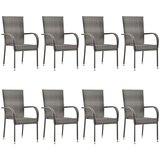  Vrtna jedilna garnitura 9-delna siva, (20680832) | Shoptok.si