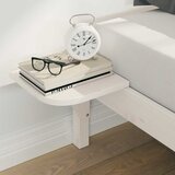  Krevetna konstrukcija s bočnim stolovima Bijelo 200 x 210 cm | shoptok.hr