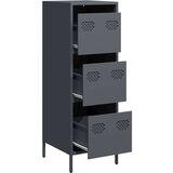 vidaXL Visoka omara antracitna 39x35x103,5 cm jeklo | Shoptok.si