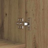  Strani šal Umetni hrast 69,5 x 34 x 90 cm Konstruiran les, (5000217937) | Shoptok.si