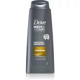 Dove men + care thickening šampon za krepitev redkih las 400 ml za moške