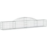  Obokane gabion košare 3 kosi 300x30x40/60 cm pocinkano železo | Shoptok.si