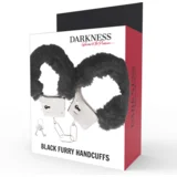 Cuffed in Fur Furry Handcuffs Black