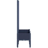  Vrtna sadilica s rešetkom plava siva 80 x 40 x 142 cm PP | Eponuda.com