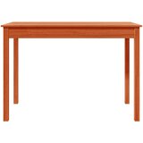  Blagovaonski stol voštano smeđi 110x55x75 cm masivna borovina | shoptok.hr