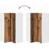  Zidni kuhinjski ormarić s policom Staro drvo 57 x 57 x 100 cm | shoptok.hr