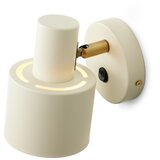 Halo Design 746873 - zidni spot vogue 1xE27/40W/230V krem/mesing | Eponuda.com