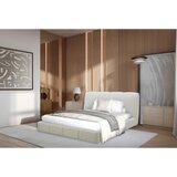 Livetastic OBLAZINJENA POSTELJA 181 cm x 201 cm , les, kovina, umetna masa, tekstil bela | Shoptok.si