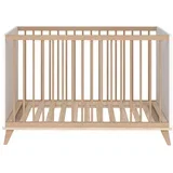 flip kinderbet 120x60 cm, White-Oak