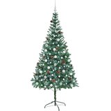  Umjetno božićno drvce s stalakom Zelena 210 cm PVC i čelik | shoptok.hr