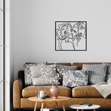 Wallity zidna dekoracija Kiss Me 1, 64x60cm, Crna u