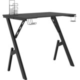  Igraći stol s nogama u obliku slova Y crni 90 x 60 x 75 cm | shoptok.hr