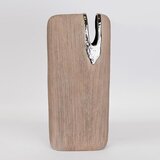 Keramička vaza 43x19,5x9,5 cm braon/srebrna | Eponuda.com