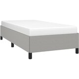  Okvir kreveta bez madraca svjetlosivi 90x200 cm od tkanine | shoptok.hr