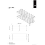 Premier Housewares Kutija za cipele Natural Rack, 74x30 cm | shoptok.hr
