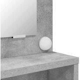 vidaXL Toaletne mize za spalnice Betonsko siva 80 x 39,6 x 135 cm | Shoptok.si