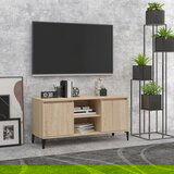 The Living Store TV omarica s kovinskimi nogami sonoma hrast 103,5x35x50 cm - TV Omarica, (21427988) Cene