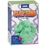 Play sand, kinetički pesak sa kalupima, zelena, 400g ( 130742 ) Cene