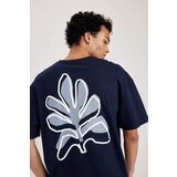 Defacto Comfort Fit Crew Neck Printed T-Shirt Cene