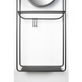 White Label Črn jeklen set za hodnik Duco – | Shoptok.si